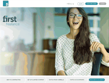 Tablet Screenshot of firstfreelance.com